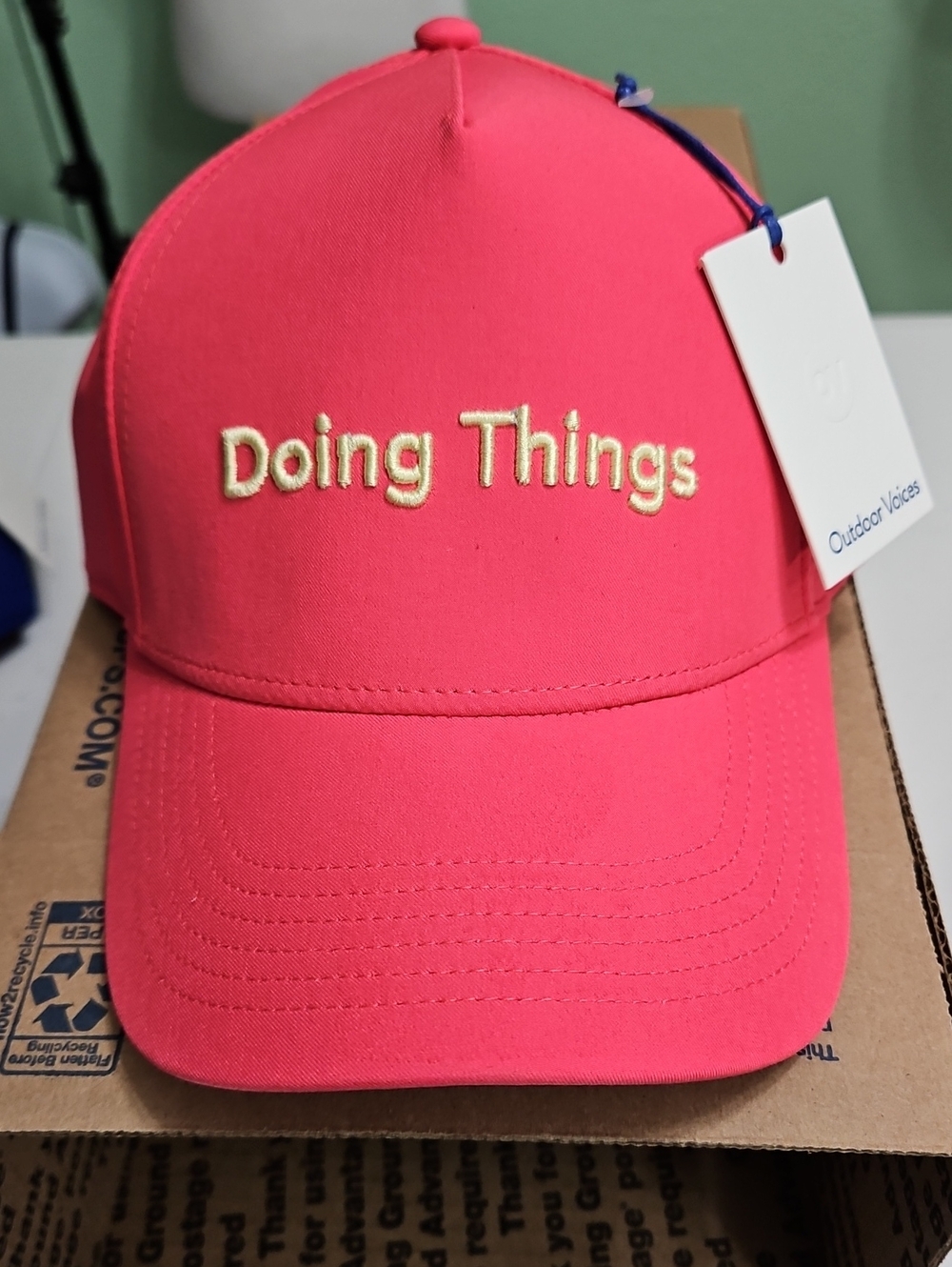 OUTDOOR VOICES doing things baller cap